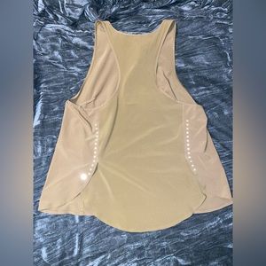 Lululemon Running Tank Top Yellow Size 8